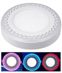 Dual Color Surface Mounted LED Panel Light (Lace Circle )